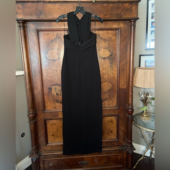 NICHOLAS- Ponte Black Halter Dress. Size- See Measurements - Picture 3 of 5